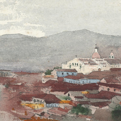 Vue De Santiago De Cuba Winslow Homer tableau impression sur toile