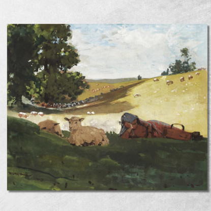 Tarde Cálida Winslow Homer cuadro en lienzo