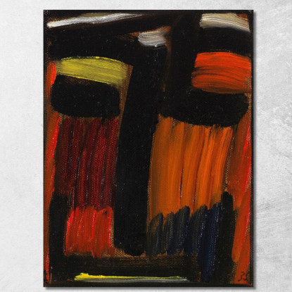 Meditazione 3 Alexej von Jawlensky avj55 quadro stampato su tela