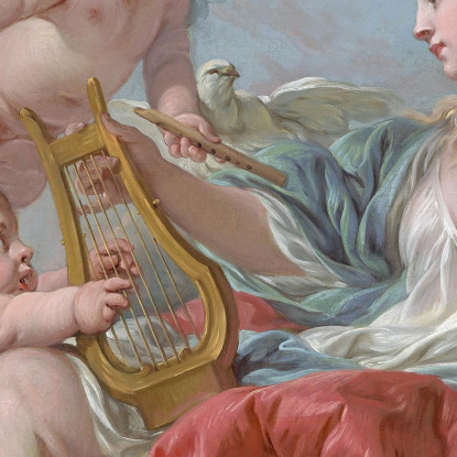 Allegoria Della Musica François Boucher fbc7 quadro stampato su tela