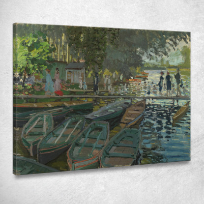 Bagnanti Alla Grenouillère Claude Monet mnt152 quadro stampato su tela