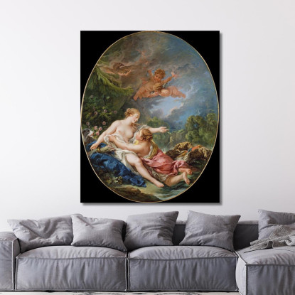 Giove E Callisto François Boucher fbc38 quadro stampato su tela
