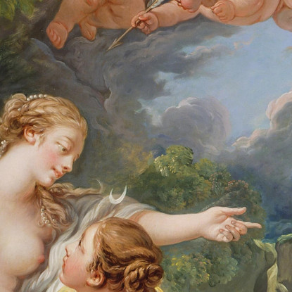 Giove E Callisto François Boucher fbc38 quadro stampato su tela