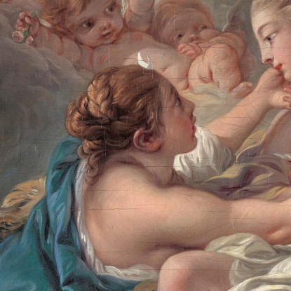 Giove Nelle Vesti Di Diana E Callisto François Boucher fbc39 quadro stampato su tela