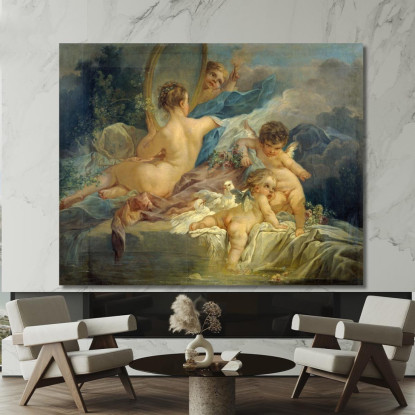 La Toilette Di Venere François Boucher fbc42 quadro stampato su tela