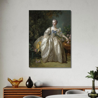 La Signora Bergeret François Boucher fbc51 quadro stampato su tela