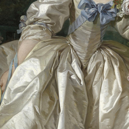 La Signora Bergeret François Boucher fbc51 quadro stampato su tela