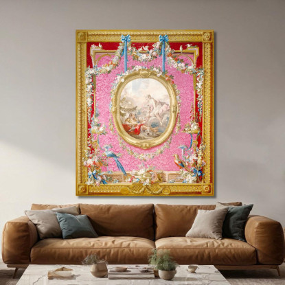 Arazzo Aurora E Cefalo François Boucher fbc80 quadro stampato su tela