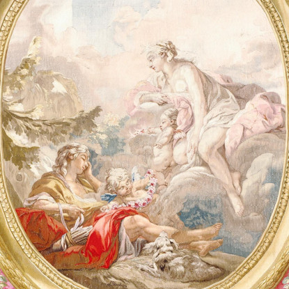 Arazzo Aurora E Cefalo François Boucher fbc80 quadro stampato su tela