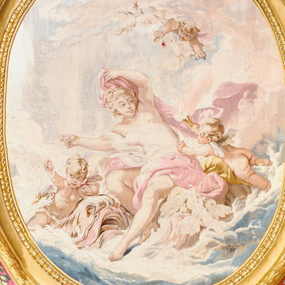 Arazzo Venere Che Emerge Dalle Acque François Boucher fbc83 quadro stampato su tela