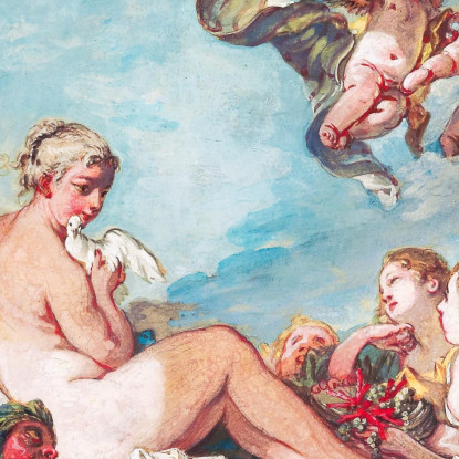 La Nascita E Il Trionfo Di Venere François Boucher fbc86 quadro stampato su tela
