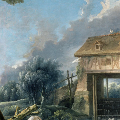 La Fontana Dell'Amore François Boucher fbc92 quadro stampato su tela