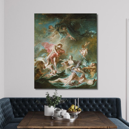 Il Tramonto Del Sole François Boucher fbc100 quadro stampato su tela