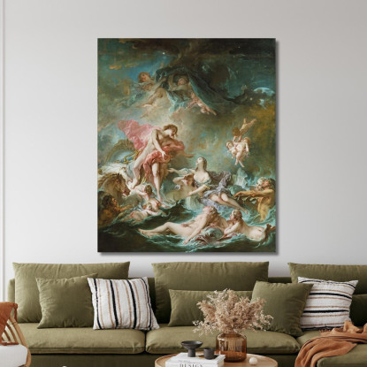 Il Tramonto Del Sole François Boucher fbc100 quadro stampato su tela