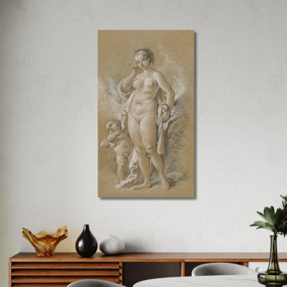Venere E Cupido 2 François Boucher fbc106 quadro stampato su tela