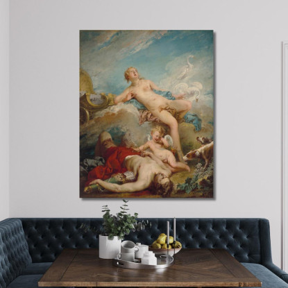 Venere Scopre Il Defunto Adone François Boucher fbc108 quadro stampato su tela
