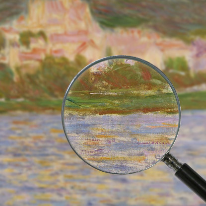 Vétheuil Claude Monet mnt183 quadro stampato su tela