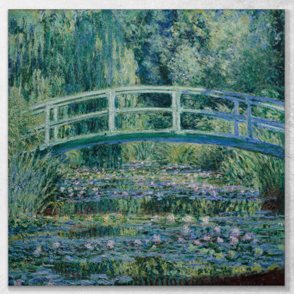 Ninfee E Ponte Giapponese Claude Monet mnt184 quadro stampato su tela