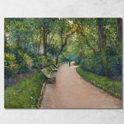 Parco Monceau Gustave Caillebotte gcl11 quadro stampato su tela