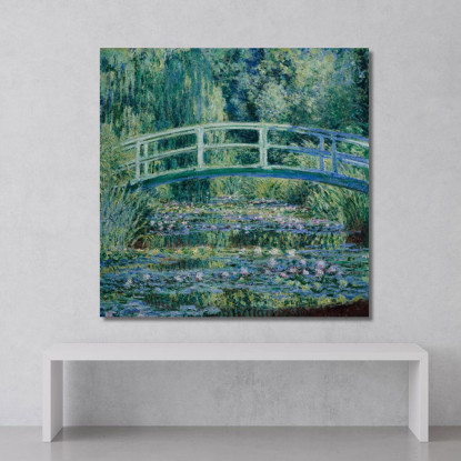 Ninfee E Ponte Giapponese Claude Monet mnt184 quadro stampato su tela