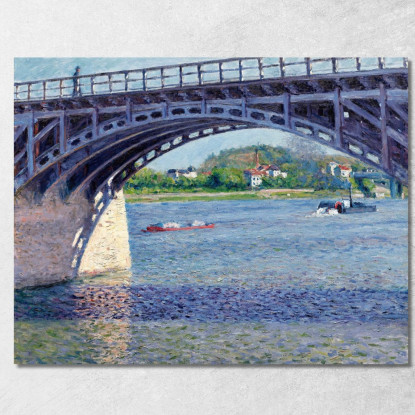 Il Ponte D'Argenteuil E La Senna Gustave Caillebotte gcl13 quadro stampato su tela