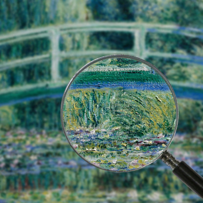 Ninfee E Ponte Giapponese Claude Monet mnt184 quadro stampato su tela