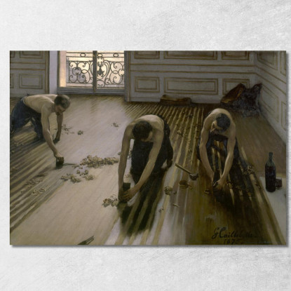 Le Pialle Da Pavimento Gustave Caillebotte gcl28 quadro stampato su tela