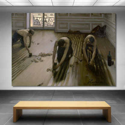 Le Pialle Da Pavimento Gustave Caillebotte gcl28 quadro stampato su tela