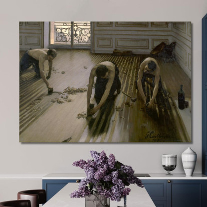 Le Pialle Da Pavimento Gustave Caillebotte gcl28 quadro stampato su tela