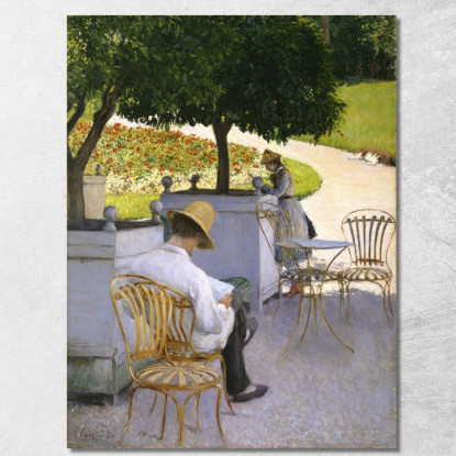 Gli Aranci Gustave Caillebotte gcl29 quadro stampato su tela