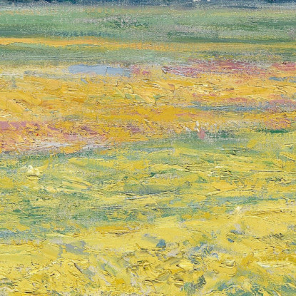 La Pianura Dei Campi Gialli Di Gennevilliers Gustave Caillebotte gcl30 quadro stampato su tela