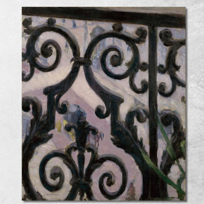Vista Da Un Balcone Gustave Caillebotte gcl33 quadro stampato su tela