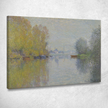 Autunno Sulla Senna Argenteuil Claude Monet mnt190 quadro stampato su tela