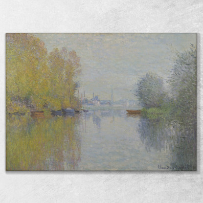 Autunno Sulla Senna Argenteuil Claude Monet mnt190 quadro stampato su tela