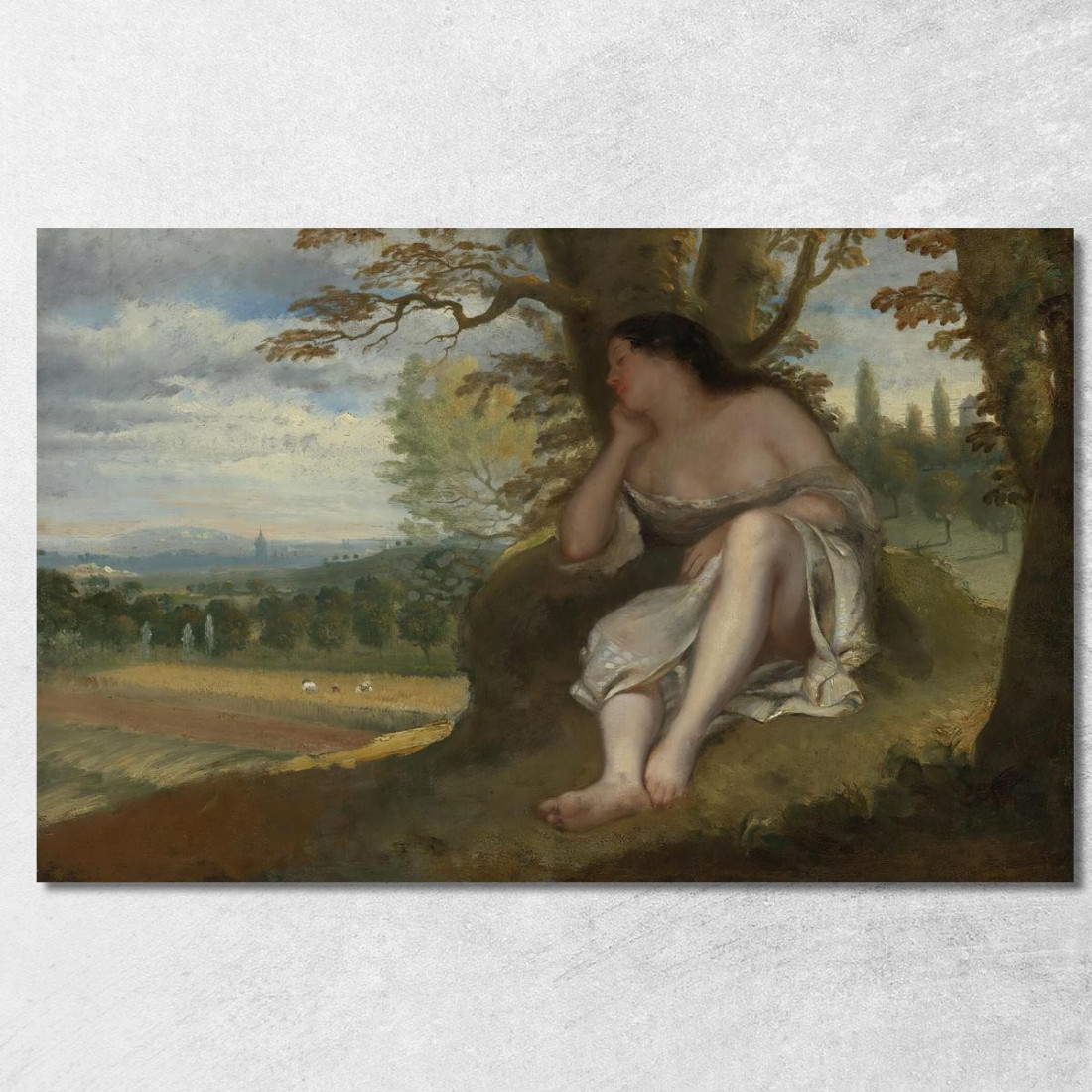 Pisolino Gustave Courbet cg88 quadro stampato su tela