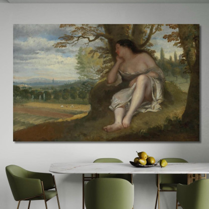 Pisolino Gustave Courbet cg88 quadro stampato su tela