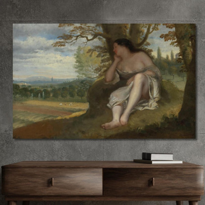 Pisolino Gustave Courbet cg88 quadro stampato su tela