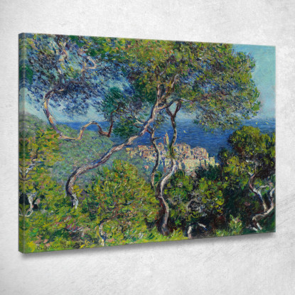 Bordighera 1884 Claude Monet mnt199 quadro stampato su tela
