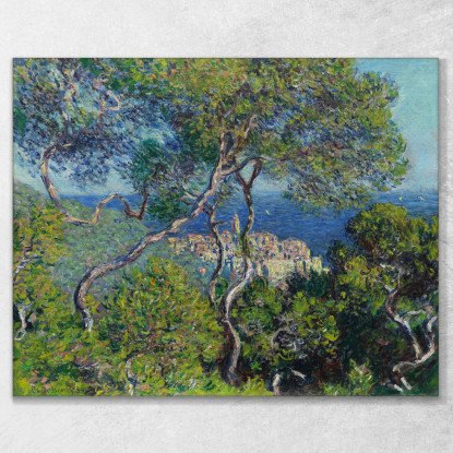 Bordighera 1884 Claude Monet mnt199 quadro stampato su tela