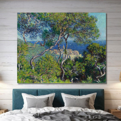 Bordighera 1884 Claude Monet mnt199 quadro stampato su tela