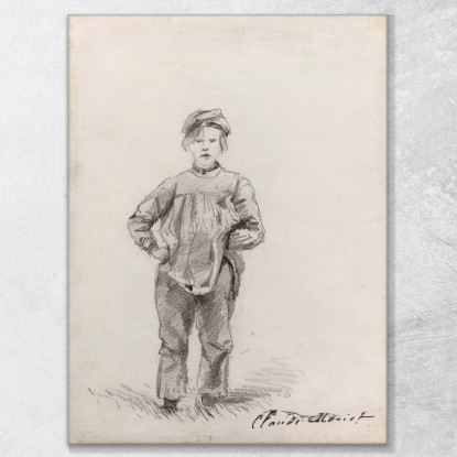 Ragazzo In Campagna Claude Monet mnt202 quadro stampato su tela