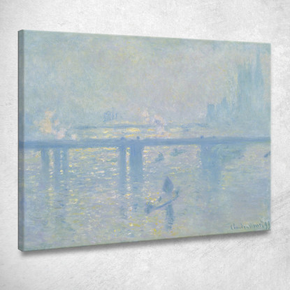Ponte Di Charing Cross 3 Claude Monet mnt213 quadro stampato su tela