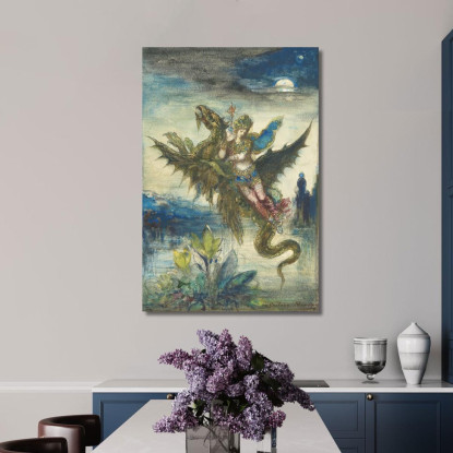 Sogno D'Oriente Gustave Moreau gmr6 quadro stampato su tela