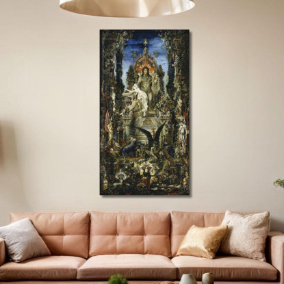 Giove E Semele Gustave Moreau gmr11 quadro stampato su tela