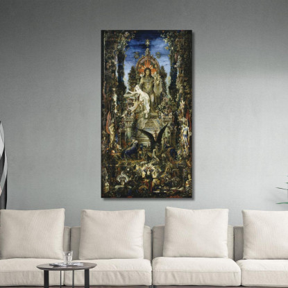 Giove E Semele Gustave Moreau gmr11 quadro stampato su tela