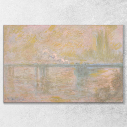Ponte Di Charing Cross A Londra Claude Monet mnt216 quadro stampato su tela