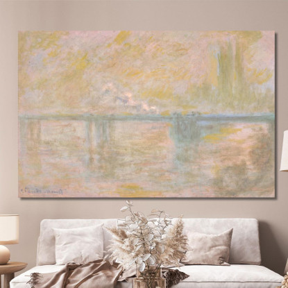 Ponte Di Charing Cross A Londra Claude Monet mnt216 quadro stampato su tela