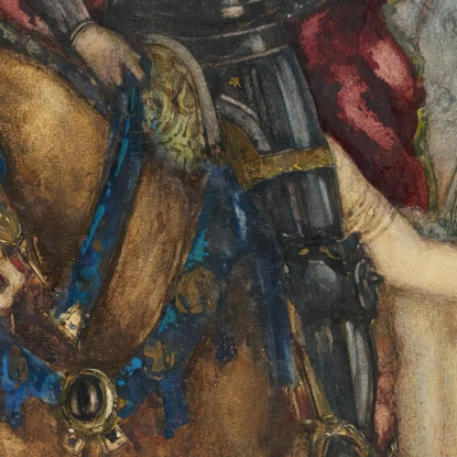 Reiter E Prigionieri Gustave Moreau gmr30 quadro stampato su tela