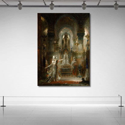 Salomé Balla Davanti A Erode Gustave Moreau gmr35 quadro stampato su tela