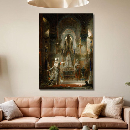 Salomé Balla Davanti A Erode Gustave Moreau gmr35 quadro stampato su tela
